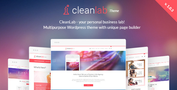 CleanLab v1.0.2 – многоцелевая тема WordPress