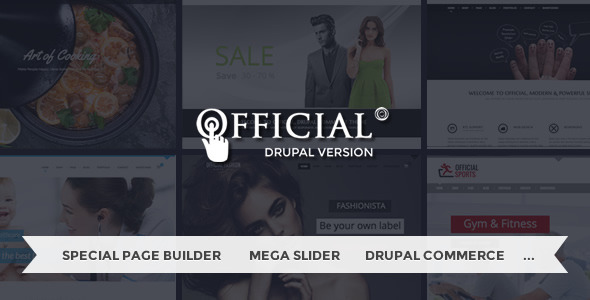 MD Official – многоцелевая тема Drupal