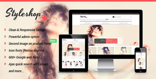 Styleshop (Prestashop 1.6) - адаптивный шаблон Prestashop