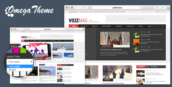 OT Vozzmag - новостной / журнальный шаблон Joomla