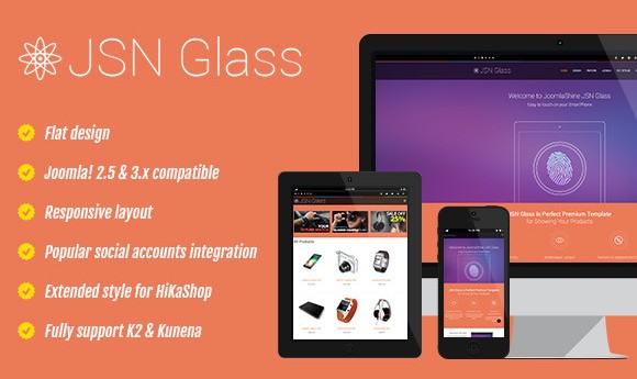 JSN Glass – шаблон интернет-магазина для Joomla (2.5 & 3.2)