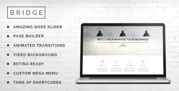 Bridge v6.5 – креативная многоцелевая тема WordPress