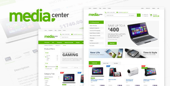 MediaCenter v1.0.9 – шаблон интернет-магазина на WordPress