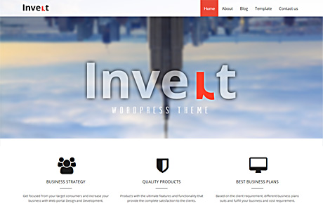 Invert - адаптивный многоцелевой шаблон WordPress