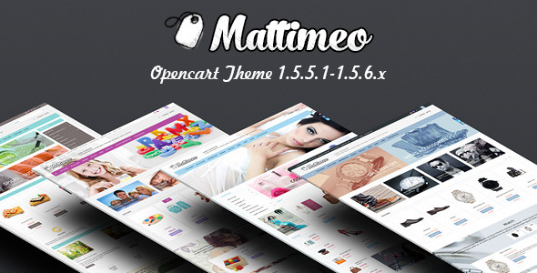 Mattimeo – адаптивный шаблон OpenCart