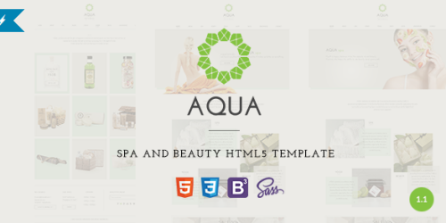 Aqua - HTML5 шаблон для салона красоты