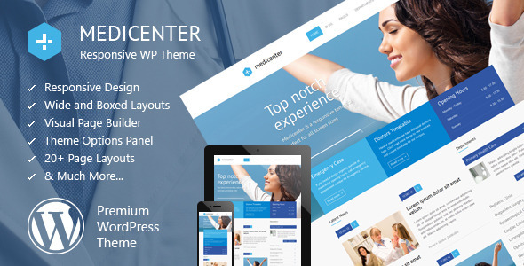 MediCenter v6.9 – адаптивный шаблон WordPress на медицинскую тематику