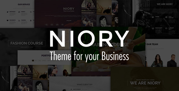 Niory – одностраничная тема Joomla с адаптивной версткой