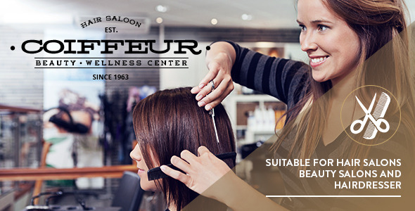 Coiffeur v1.5 - шаблон WordPress для салона или парикмахерской