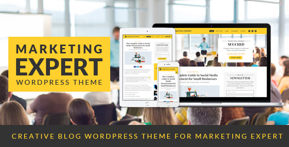 Expert v1.2.1 – - блоговый шаблон WordPress на тему маркетинга