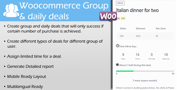 WooCommerce Group & Daily Deals