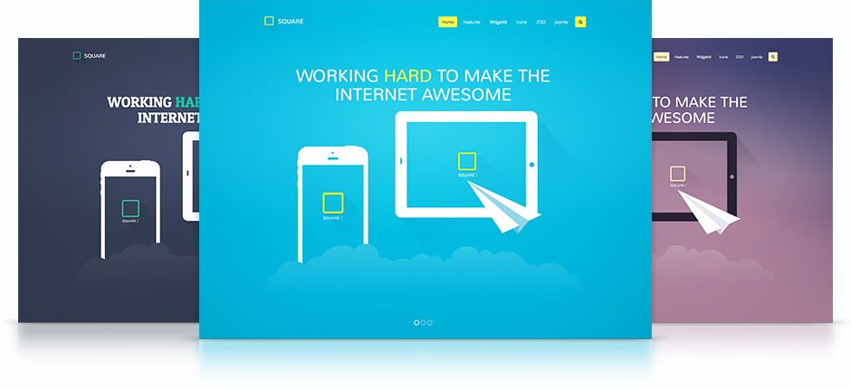 YT Square v1.0.9 – шаблон для Joomla 2.5 & 3x