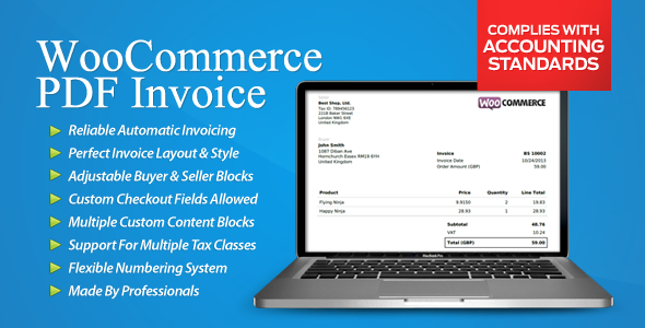 WooCommerce PDF Invoice v2.1.6