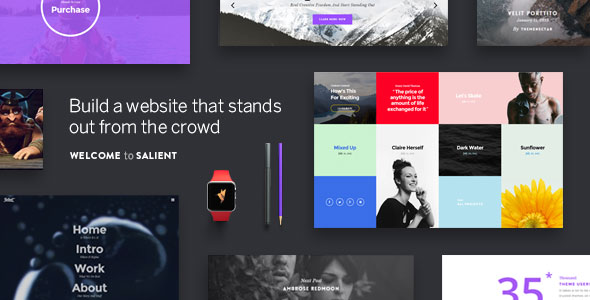 Salient v6.0.4 – многоцелевая тема WordPress с адаптивной версткой